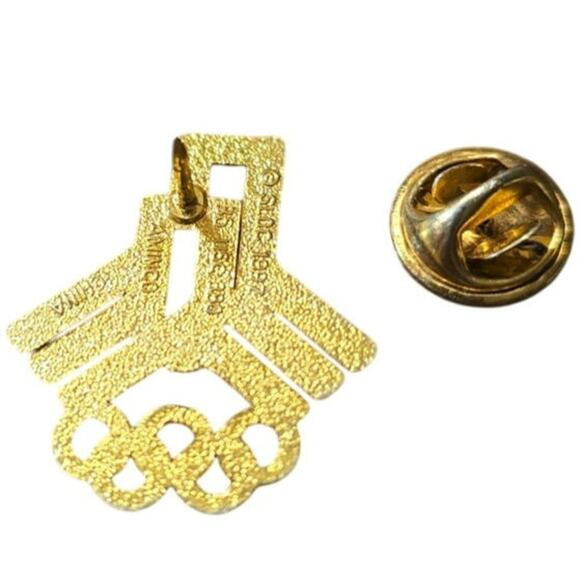 Rare Official 1997 Salt Lake City Olympic Committee Plan Pin For 2002 Olympics - Picture 2 of 2